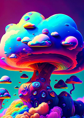 Colorful Mushroom