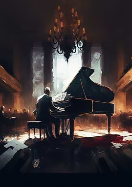 playing piano