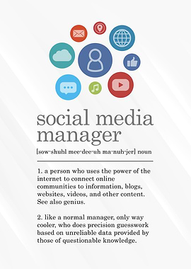Funny Social Media Manager