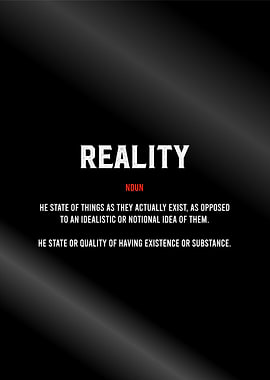 reality definition