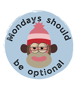 Sock Monkey Funny Monday