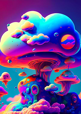 Colorful Mushroom