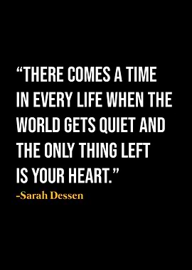 Sarah Dessen Quote
