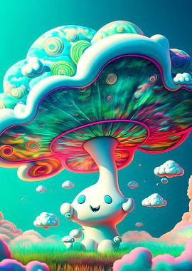 Colorful Mushroom