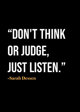 Sarah Dessen Quote