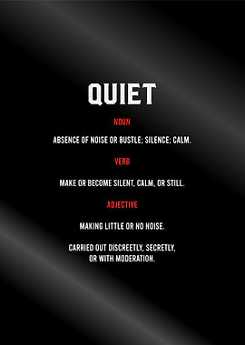 quiet definition