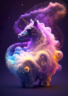 Cosmic unicorn cloud