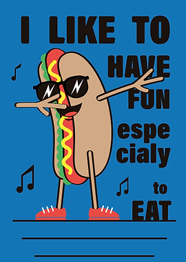 Hot dog making dab move