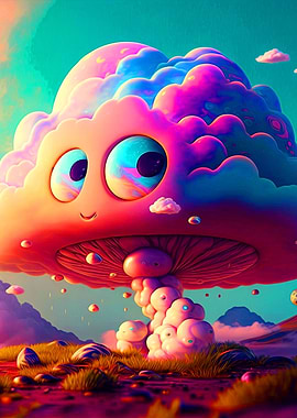 Colorful Mushroom