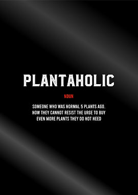 plantaholic definition