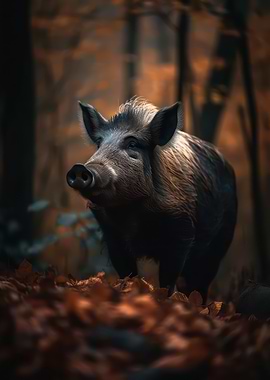 Majestic boar