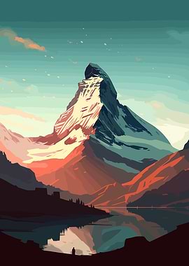 Matterhorn pastel colors