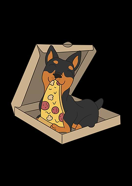Miniature Pinscher Pizza