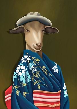 vintage japanese goat