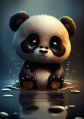 Cute Panda Animal Cartoon