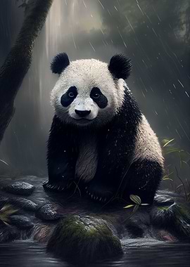Cute Panda Animal Cartoon