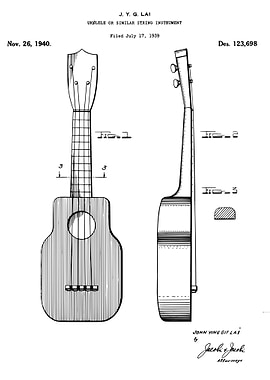Ukulele patent