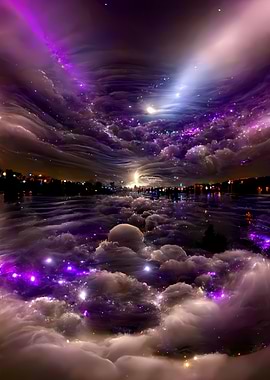 Purple Haze Cityscape