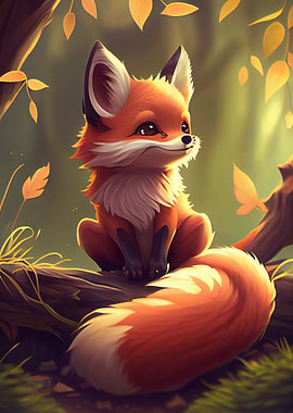 Cute Fox Animal Cartoon