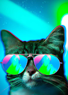 Cat with Sunglasses