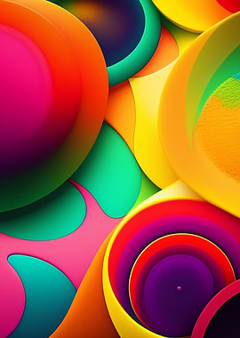 Geometric Colorful Art