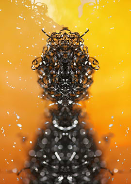 Metal kitchen wire closeup