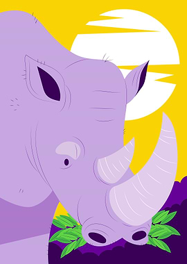 wild animal rhino