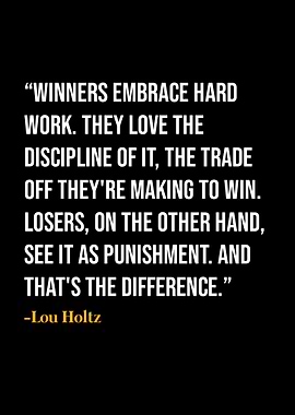 Lou Holtz Quote