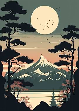 Japan Landscape Painting