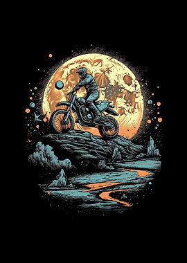 Dirt Bike Moon Motocross
