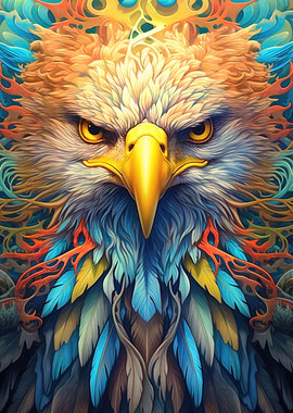 Eagle Flower Portrait 1