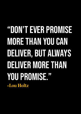 Lou Holtz Quote