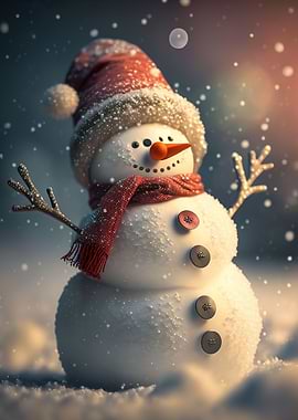 snowman four cute