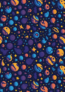 Planets and Stars Pattern