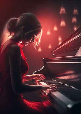 playing piano