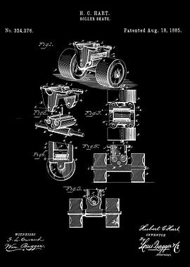 Roller skate patent