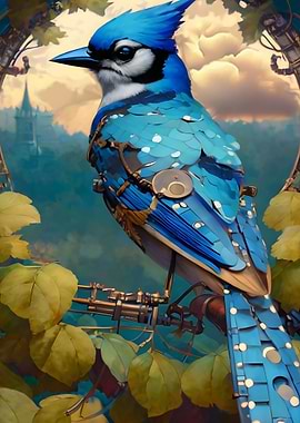 Steampunk BlueJay