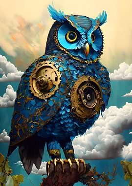 Steampunk Owl No2