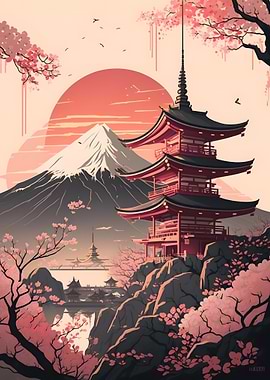 Japan Landscape Painting