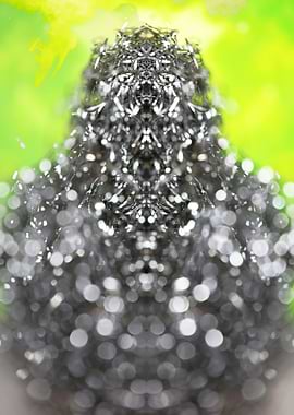 Metal kitchen wire closeup