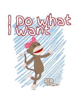 Sock Monkey Do What I Want