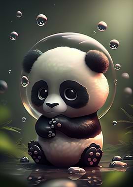 Cute Panda Animal Cartoon
