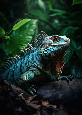 Charming iguana