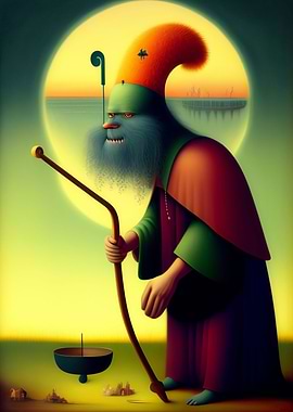 Surreal characters monster