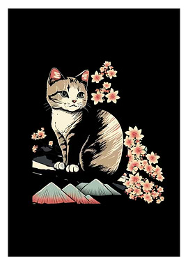 Japanese Cat Kimono