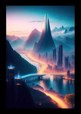 Cities Bridge And Rivers