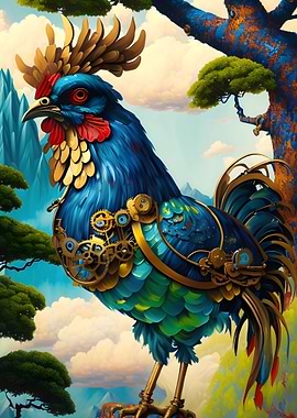 Steampunk Rooster