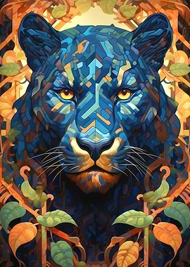 Panther Flower Portrait 2