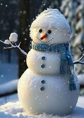 snowman four cute