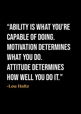 Lou Holtz Quote